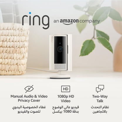 Ring Indoor Camera 2nd Gen – 1080p HD, Two-Way Talk, Wifi, Privacy Cover